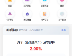 多语言投资理财系统/新能源投资返利/海外投资众筹系统